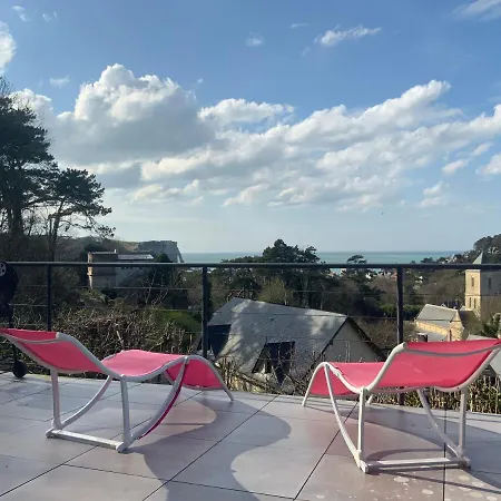 ヴィラ Villa Panorama Vue Mer Et Falaises D'Exception *